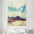 thumbnail image 1 of Americana Landscape Decor Tapestry, Northern Brazilian Plateau Wanderlust Serene in Abandoned Rocks Paint, Wall Hanging for Bedroom Living Room Dorm Decor, 60W X 80L Inches, Multi, by Ambesonne, 1 of 2