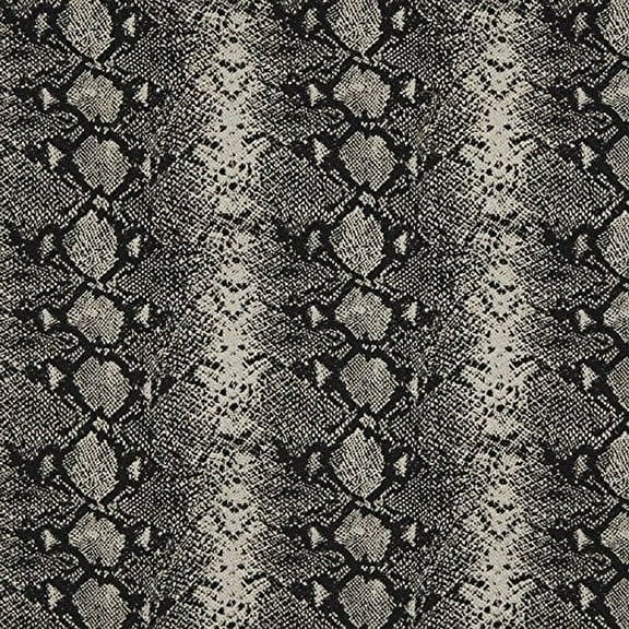 Fabric Robert Allen Beacon Hill Mia Black White Snake Skin Silk Wool JJ20