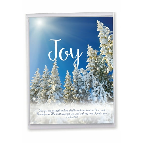 1 Big Christmas Card (8.5 x 11 Inch) - Holiday Devotions Christmas Card J6661HXSG