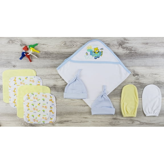 Bambini Hooded Towel, Hats and Wash Cloths - Newborn