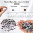 thumbnail image 2 of Rose Quartz Crystals, 1lb Pink Crushed Rose Quartz Chips Bulk Tumbled Stones Irregular Shaped Succulent Pebbles Decorative Rocks for Aquarium Fish Tank Vase Filler DIY Crafts Indoor Plants, 2 of 6