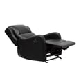 thumbnail image 5 of Lexicon Durant Faux Leather Glider Manual Recliner in Black, 5 of 9