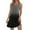 01#Black, variant on Swim Dress for Women Swimwear Eyelet Summer Dresses for Women 2025 Sleeveless Casual Boho Bikini Beach Cover Up Bathing Suit Cover Up Tie Dye Plus Size Sundresses with Pockets Brown S