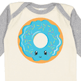 thumbnail image 4 of Inktastic Blue Donut Boys or Girls Long Sleeve Baby Bodysuit, 4 of 5