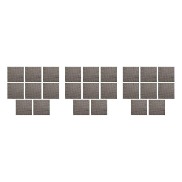 Cateissary 8 Uds paños de microfibra toalla trapo paño de limpieza gofres absorbentes de agua café utensilios domésticos accesorios gris Type1 NO1