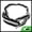 White Black, variant on Unique Bargains Fashion Stripe Pattern Cross Elastic Hairband1 Pc White Navy Blue