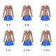 thumbnail image 5 of Guardurnaity 1 Juego de disfraz de poliéster para mujer, portátil, bonito, reutilizable, lavable, estilo japonés, actuación en escenario, disfraces para Disfraces de disfraces XXL Guardurnaity AP012685-05, 5 of 6