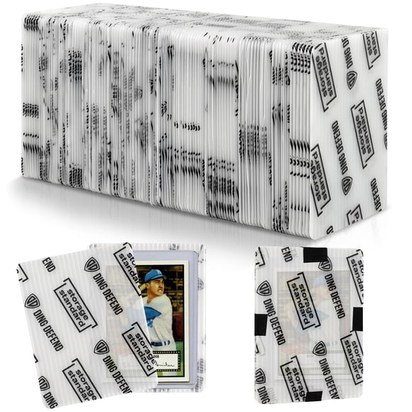 Paquete de 110 protectores de envío para tarjetas coleccionables, almacenamiento estándar