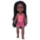 thumbnail image 2 of VISALY Muñeca negra africana bebé linda rizada negra 35CM bebé juguete muñeca negra africana, 2 of 2