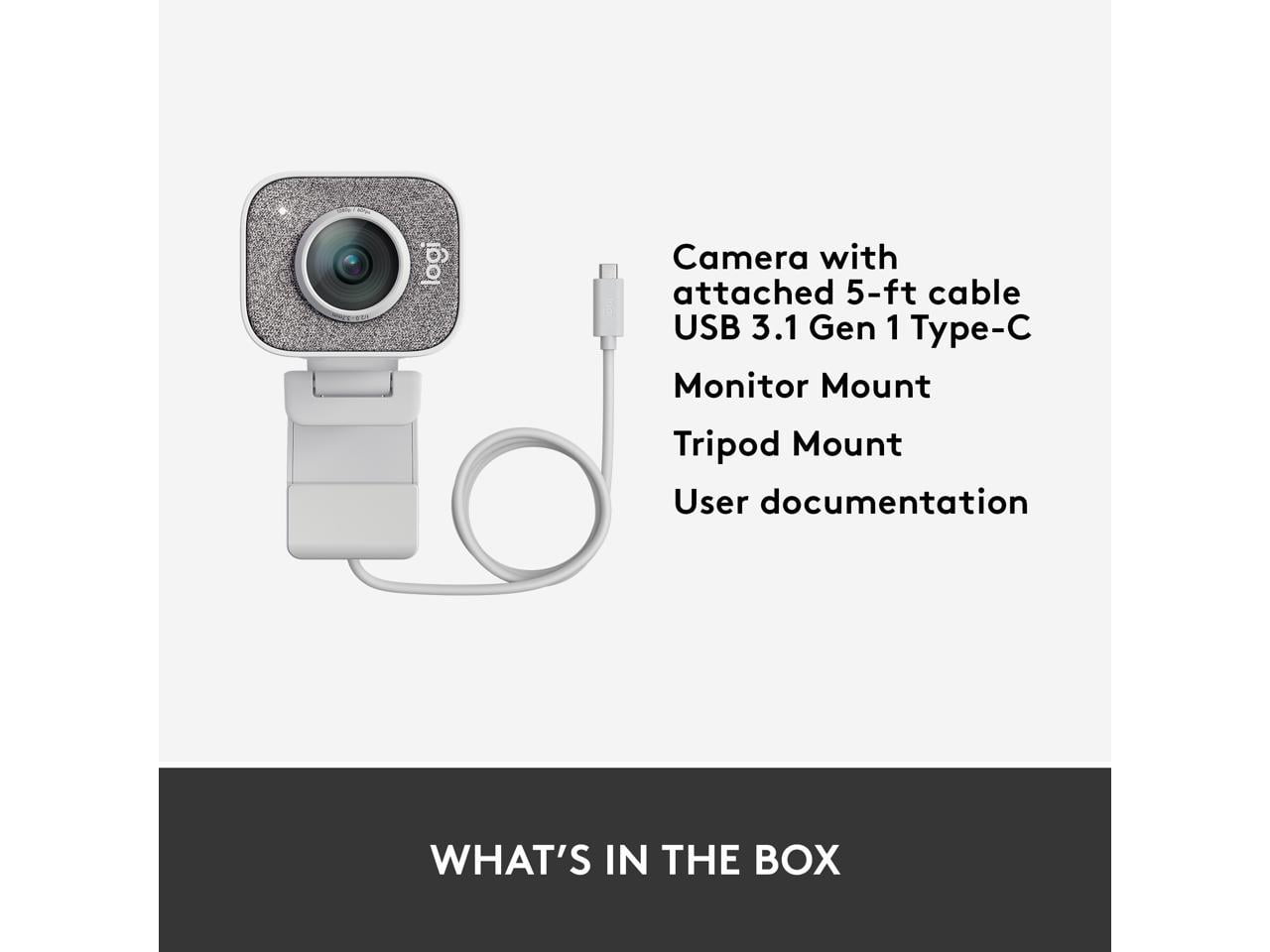 webcam logitech streamcam usb c adapter