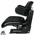 thumbnail image 3 of Black Tractor Suspension Seat Fits Massey Ferguson 255 265 270 271 274 275 285, 3 of 10