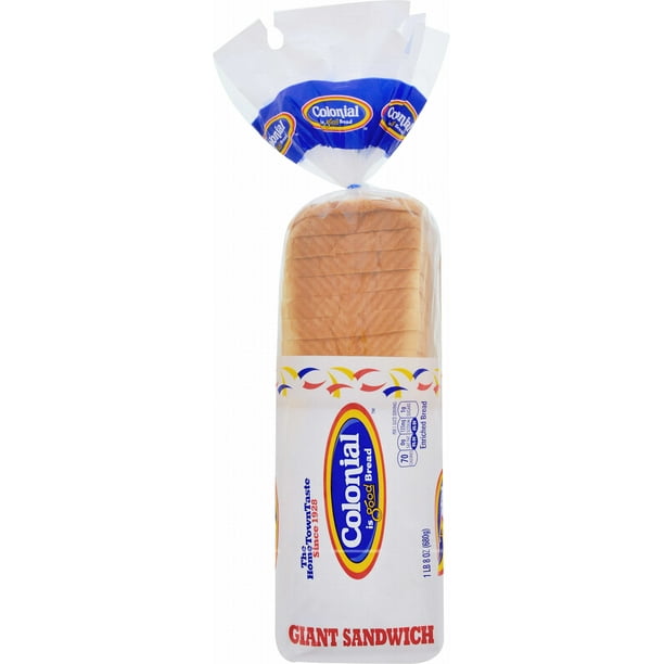Colonial Giant White Bread, 24 oz