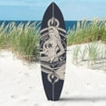 thumbnail image 2 of Outdoor Mermaid Surfboard Wall Art – Weatherproof PVC – Coastal Mermaid Sign for Beach House or Pool Area – Nautical Ocean Accent, 4 Foot, 2 of 8