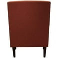 thumbnail image 4 of Pemberly Row Traditional Fabric Arm Chair in Mango Orange Finish, 4 of 4