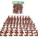 thumbnail image 2 of Gwong Juguete 100pcs Mini Clásico Soldados Figuras Modelos Playset Desk Decor Niños Juguete Regalo Gwong 30003646, 2 of 7