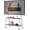 Brown--With perforated plate, variant on Mobile TV Cart Easel Rolling TV Stand for 32 to 75 Inch LCD LED OLED Flat Panel Screens, Stainless Steel Portable Floor TV Stand with Locking Wheels Hold Up to 110 Lbs Max VESA 600x400mm