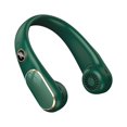 thumbnail image 1 of Inteprter Ventilador para colgar en el cuello con pantalla LED USB Ajustable Manos libres Ventiladores de refrigeración por aire sin aspas Bajo Electrodomésticos Verde, 1 of 6