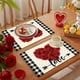 thumbnail image 5 of Manteles individuales de poliéster, decoraciones navideñas, manteles individuales con temática de San Valentín, manteles individuales para fiestas, decoraciones de Halloween, decoración de otoño, deco, 5 of 6