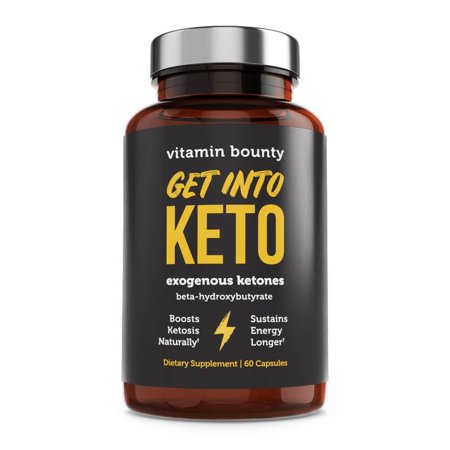 Get Into Keto, Exogenous Ketones, 60 Capsules, Vitamin Bounty