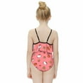 thumbnail image 2 of Hello Kitty Girls One Piece Swimsuits Hawaiian Ruffle Swimwear Beach Bathing Suit Outfits, 2 of 7