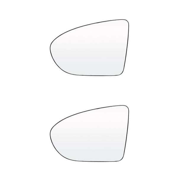 Kenally Espejo retrovisor para coche, puerta con calefacción, vidrio lateral, vista trasera de plástico, piezas de automóvil Type1 NO1