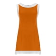 thumbnail image 4 of Taylonsss Womens Two Piece Set Round Neck Sleeveless Casual Solid Skirt Set Summer Spring Outfit, 4 of 6