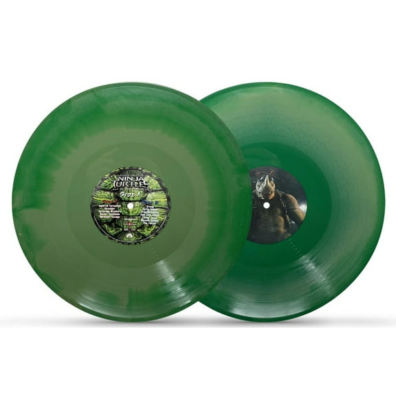 Teenage Mutant Ninja Turtles: Out Of The Shadows 300 Made Turtle Shell Swirl Vinyl 2xLP Record - Steve Jablonsky