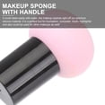 thumbnail image 2 of 3 esponjas correctoras líquidas con forma de hongo para base de maquillaje, con mango, para mujer (color aleatorio), 2 of 7