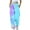 Sky Blue, variant on Ahdbta Womens Baggy Sweatpants Trendy Tie Dye Print Straight Leg Pants Drawstring Elastic Waist Pants with Pockets