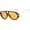 Black Frame - Orange Lens, variant on Trendy Aviator Sunglasses for Women Men Retro Aviators Sun Glasses Metal Aviators Sunglasses