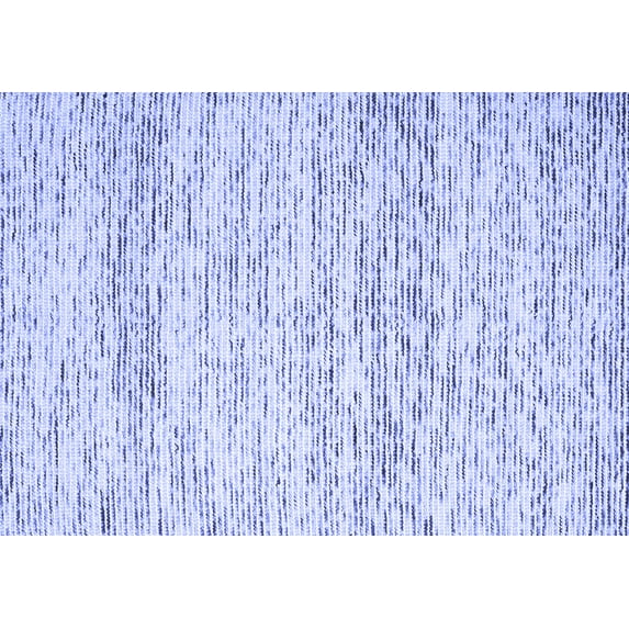 Ahgly Company Indoor Rectangle Solid Blue Modern Area Rugs, 2' x 3'