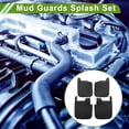 thumbnail image 2 of Unique Bargains Mud Flaps Splash Guards for Jeep Gladiator(VILLYS) 2023-2024 Front and Rear Mud Guards 1 Set, 2 of 6