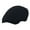 Black, variant on D-GROEE Men's Flat Cap Durable Gatsby Newsboy Lvy Irish Hats Driving Cabbie Hunting Cap