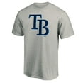 thumbnail image 2 of Men's Fanatics Heather Gray Tampa Bay Rays Official Logo T-Shirt, 2 of 3