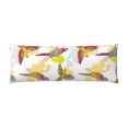 Body Pillow Cover, Cartoon Colorful Cute Parrot Soft and SkinFriendly