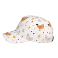 thumbnail image 5 of Balery Baseball Cap Adjustable Size for Running Workouts and Outdoor Activities All Seasons Dad Hat(Funny Chicken), 5 of 9