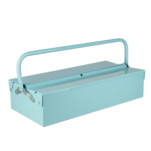 Metalplus Single Layer Steel Toolbox: 18 in. x 8.25 in. (Mint)