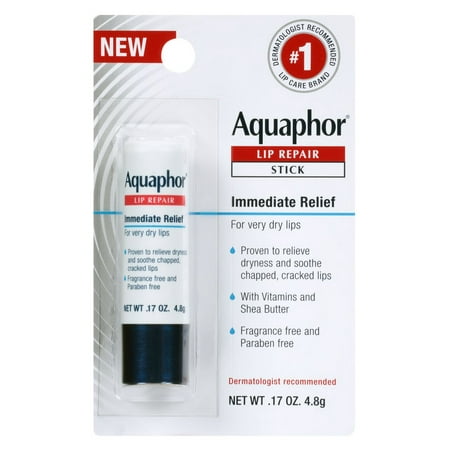 Aquaphor Lip Repair Stick 0.17 Ounce (Pack of 6)