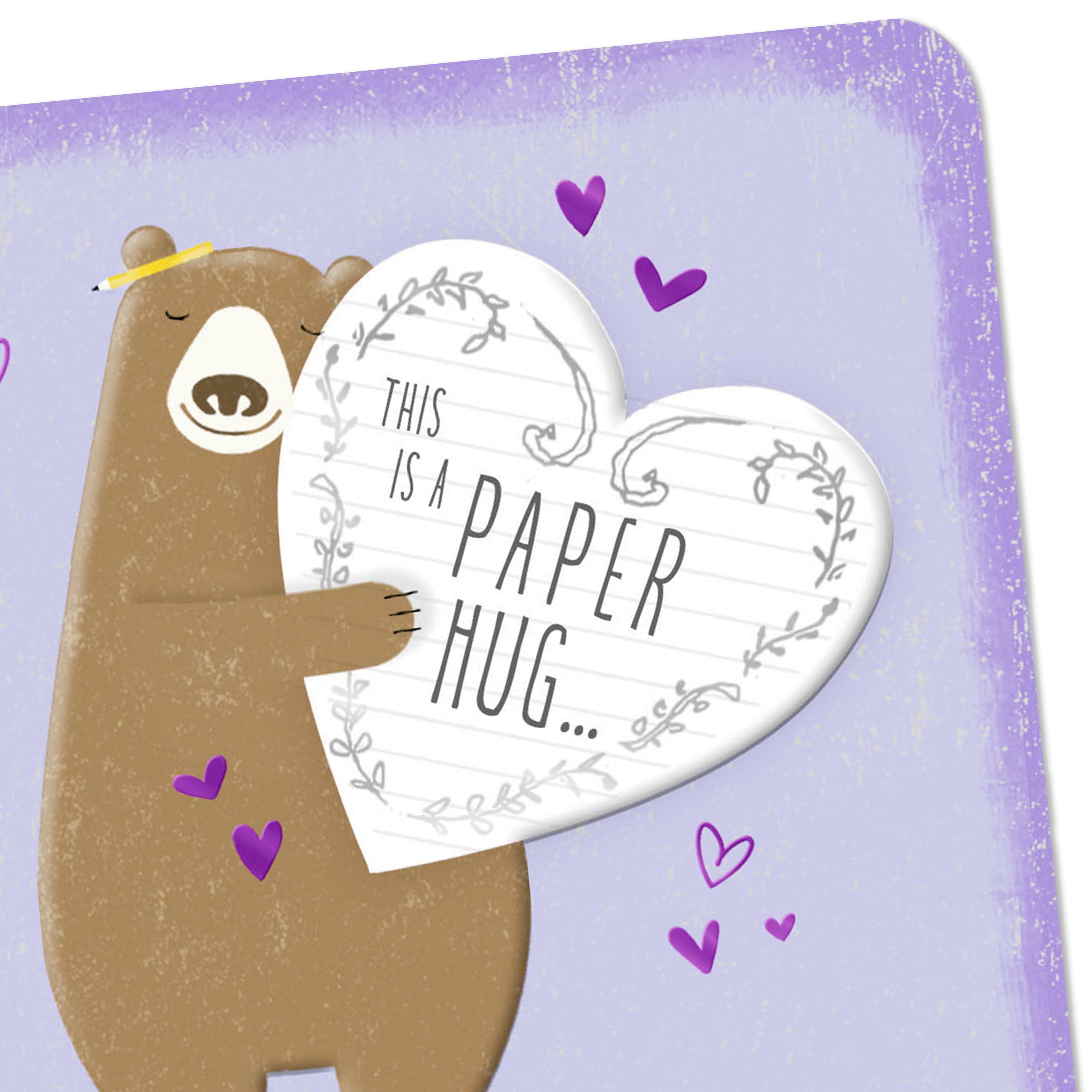 Hallmark Just Because Encouragement Card (Bear Hug)