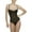 Black, variant on Vedette 210 Nadine Strapless Bodysuit in Bikini