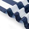 thumbnail image 5 of Balsa Circle 5 Pieces Navy Blue White Stripes 20" x 20" Satin Napkins, 5 of 8