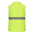 thumbnail image 3 of purcolt Reflective Safety Vest for Men Women with Multiple Zipper Pockets High Visibility Vest Hi Vis Construction Work Vest, Meets ANSI/ISEA Standards, 3 of 4