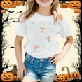 thumbnail image 2 of Byoo Halloween T Shirt for Boys Ghost Print Short Sleeve T-Shirt Kids Casual Tee Shirt, 2 of 4