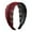 Red, variant on EKKIMIMI Headband With Teeth Elegant Wide High Toughness Stable Fixing Hair Accessories Delicate Lace Embroidery Women Hairband For Party Red Hair Stick Barrette Leather