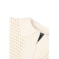 thumbnail image 4 of Forever 21 Short-Sleeve Crochet Collared Sweater Top, Color-Cream, Size-S, 4 of 6