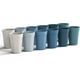 thumbnail image 1 of Vasos Homestockplus de 16 oz, 【Juego de 12】 Vaso irrompible, reutilizable, apto para microondas y lavavajillas, sin BPA, ecológico, vasos de paja de trigo para agua, leche, jugo, refrescos y más, 1 of 6