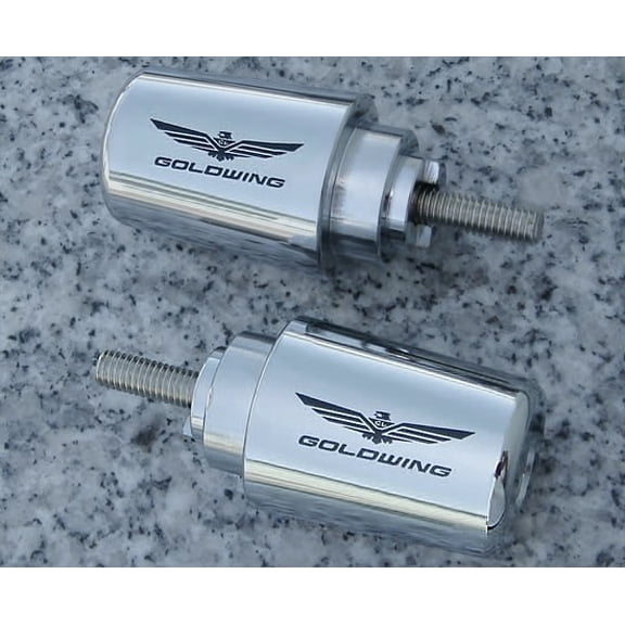 Chrome Bar Ends for Honda Goldwing Gold Wing 1800 2001-2026