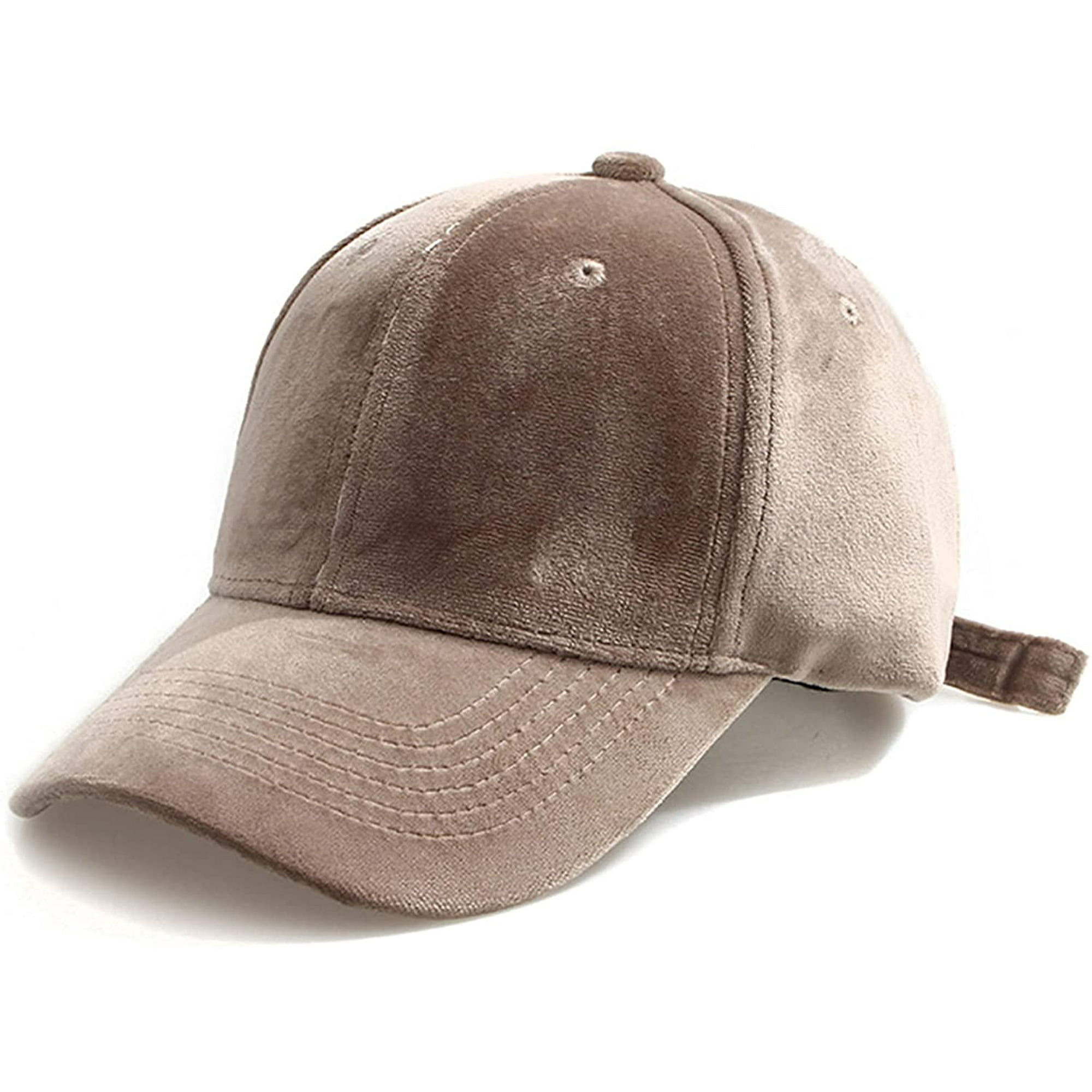 Women S Winter Fall Classic Style Velvet Baseball Cap Fashionable Adjustable Sports Hat For Women