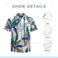 thumbnail image 7 of High Quality Hawaiian Shirts for Men Short Sleeve Aloha Beach Shirt Floral Summer Casual Button Down Shirts Blouses IY9NY5, 7 of 7