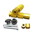 thumbnail image 2 of Reposapiés genéricos Colamx para motocicleta accesorios universales Oro, 2 of 8